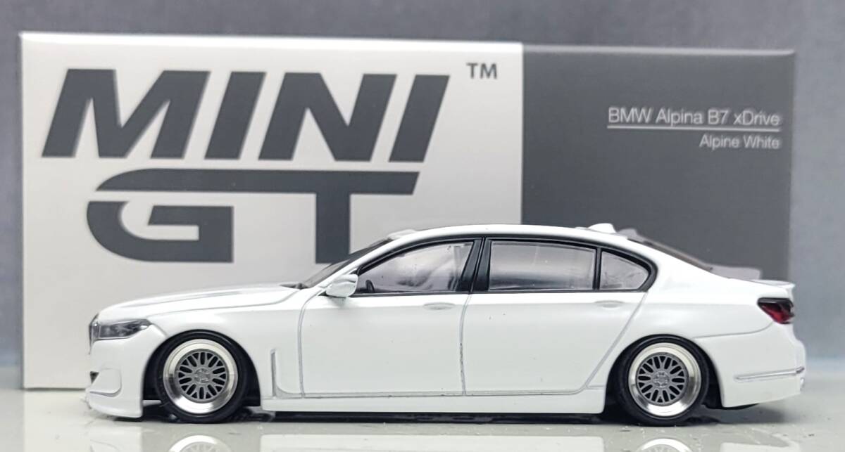 1/64 BMW アルピナ改 B７ BBS LM アルミ製 深リム 街道レーサー TSMモデル MINIGT の画像1