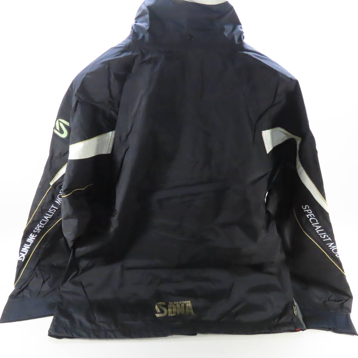 サンライン【美品】ステータス GORE-TEX ゴアテックス オールウェザースーツ (3L) STW-1010 /定価52800円の品◆磯釣り へら釣り等に◆e143