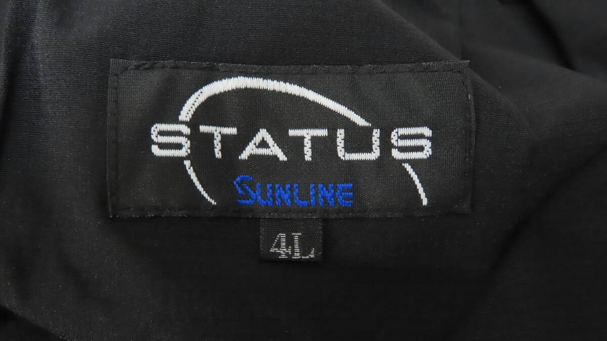  Sunline [ unused goods ]SUNLINE stay tasDRY stretch fishing pants (4L- black ) STW-01112*. fishing .. spatula etc. *e141