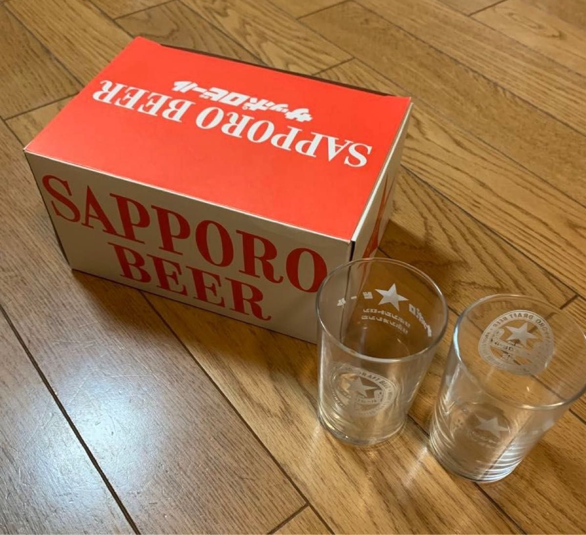 昭和レトロ  サッポロビール  ビアグラス 6個