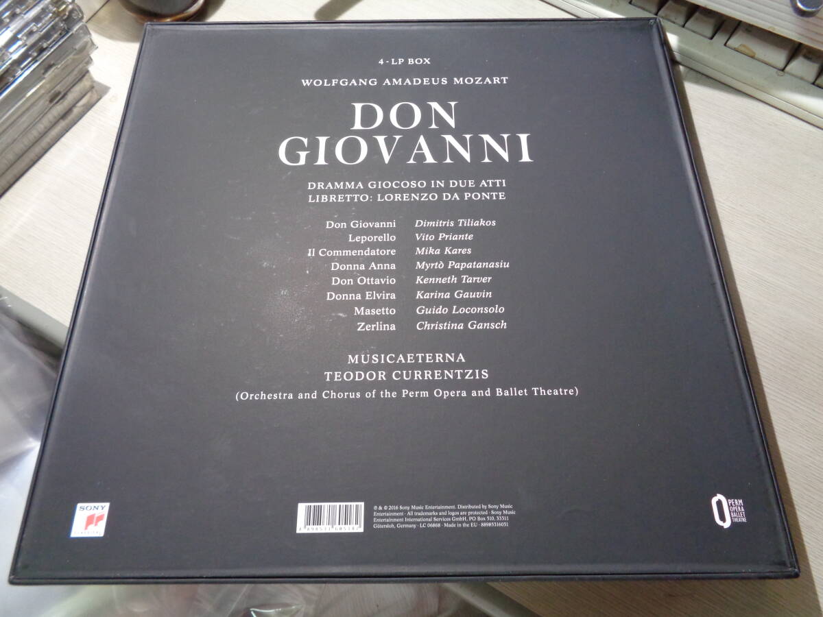 クルレンツィス,TEODOR CURRENTZIS,MUSICAETERNA/MOZART:DON GIOVANNI(2016 SONY MUSIC:LC 06868/88985316051 AUDIOPHILE NNM 4LP BOX SET_画像4