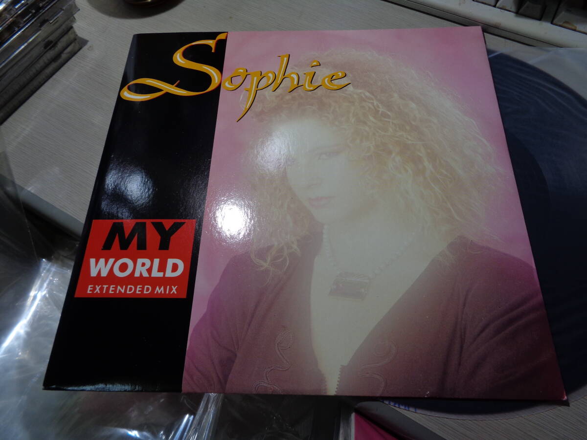 ソフィー,SOPHIE/MY WORLD(RADIO VERSION)(ITALY/TIME-RECORDS:TRD 1096 45RPM NM 12”の画像1