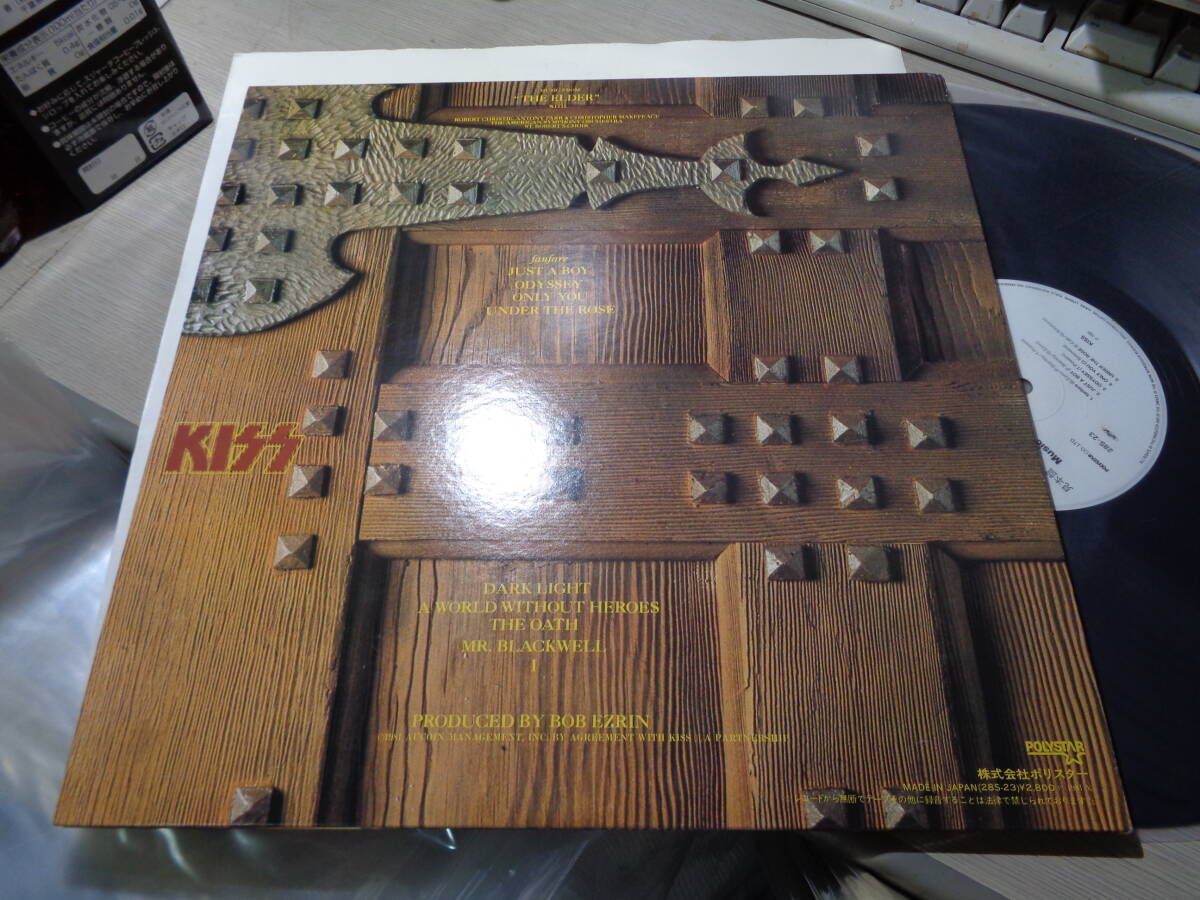 見本盤/キッス/魔界大決戦(1981 JAPAN/casablanca:28S-23 WHITE LABEL PROMO NNM LP w Obi/B-1-2,A-1-1 STAMPER/KISS,MUSIC FROM THE ELDERの画像4