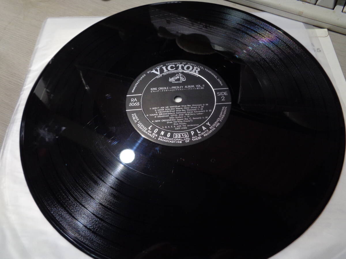 極美ジャケ極美盤/エルヴィス・プレスリー/キング・クレオール(JPN/VICTOR:RA-5065 MONO NM!!! LP/ELVIS PRESLEY ALBUM VOL.Ⅱ,KING CREOLEの画像5