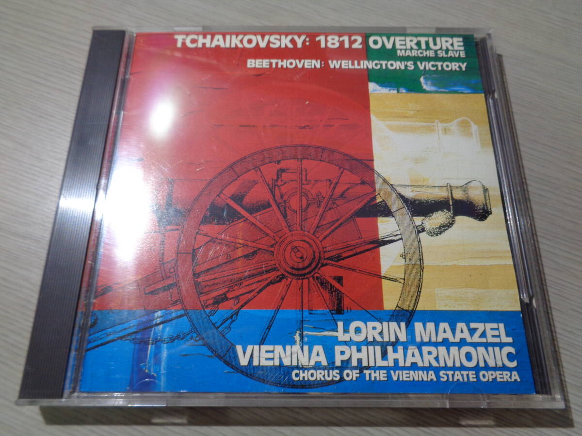マゼール,LORIN MAAZEL,VIENNA PHILHARMONIC/TCHAIKOVSKY:1812 OVERTURE etc.(CBS/SONY:38DC 9 \3.800 NNM CD/1A1 STAMPERの画像1