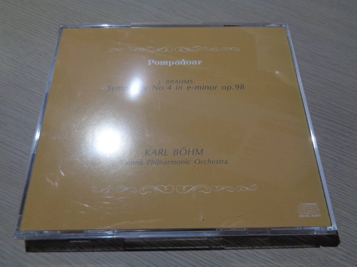 カール・ベーム,KARL BOHM,VIENNA PHILHARMONIC/BRAHMS:SYMPHONY NO.4 IN E-MINOR OP.98(18 AUGUST 1968)(JAPAN/POMPADOUR:SH-1011 CD_画像3