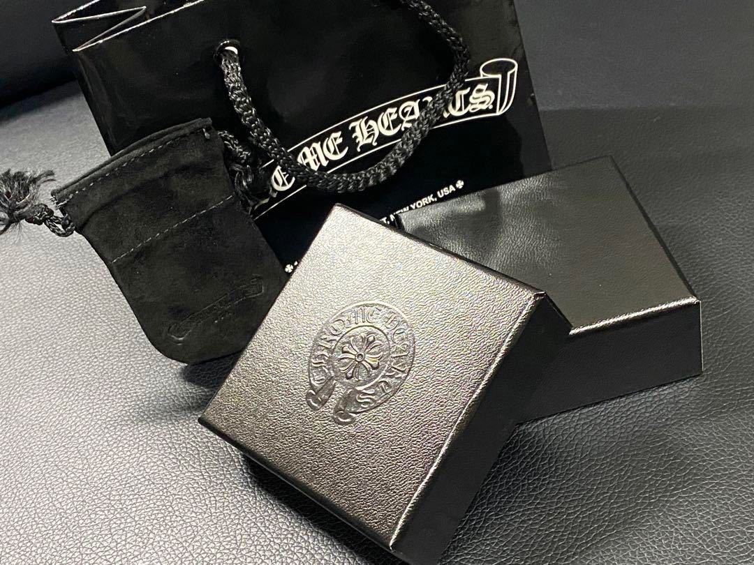 クロムハーツ 付属品3点セット 黒 ch chrome hearts アクセサリーボックス ギフト クロス ショッパー ダガー レザーポーチ 革袋 紙袋 袋 箱