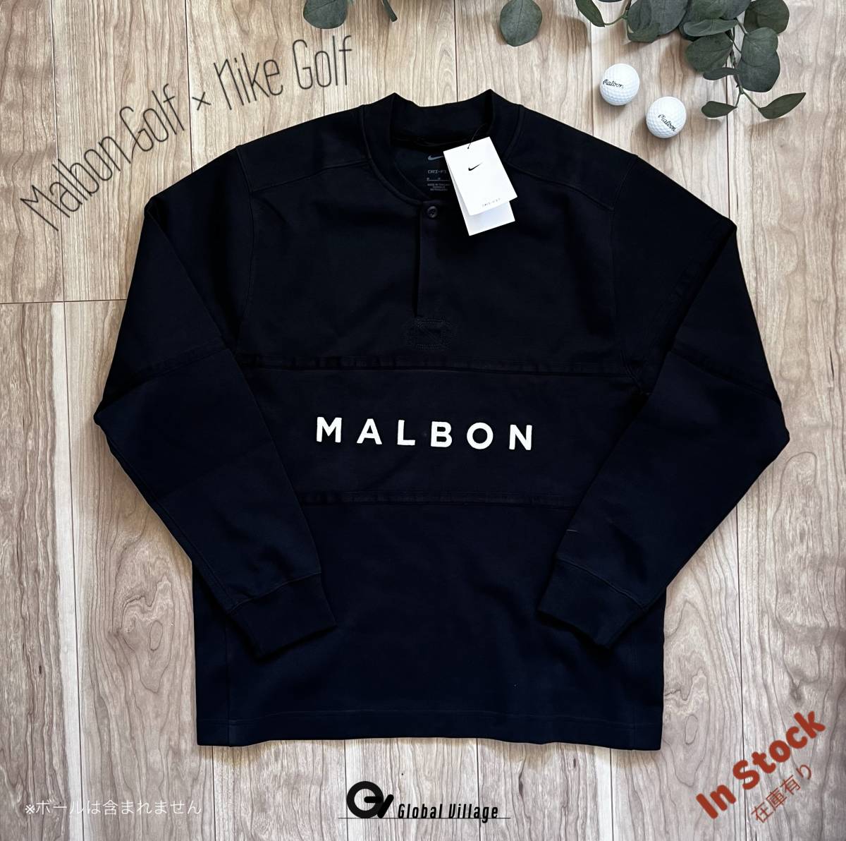 Malbon × Nike Golf Dri-FIT NGC Long Sleeve Top US-M(日本L Malbon × Nike Golf Dri-FIT NGC Long Sleeve Top US-M(日本L