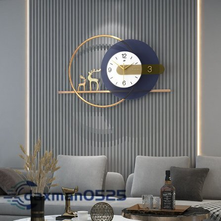 ノルディックウォールクロック1PCE モダン シンプル 北欧デザイン 豪華 芸術的 インテリア リビング ベッドルーム ホテル 壁掛け時計_画像2