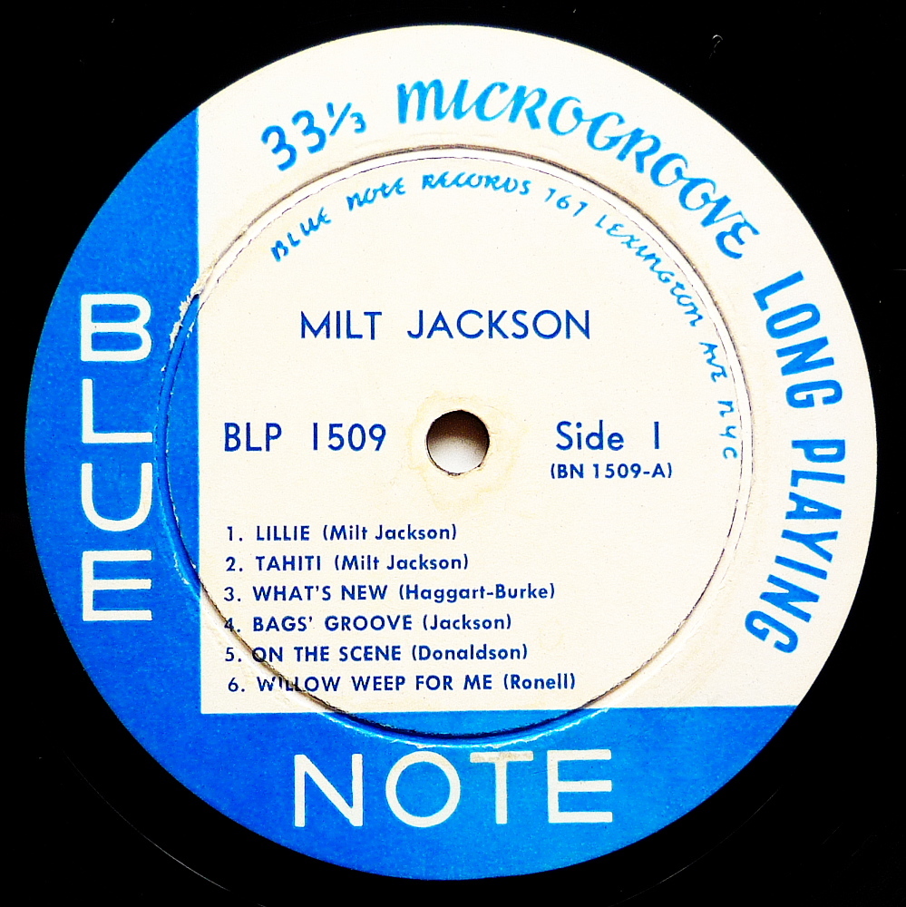 【 完全オリジナル・ Lexington 】Milt Jackson and Thelonious Monk quintet / BLUE NOTE BLP-1509 /RVG/EAR/DG/Flat Edge MONO ★ _画像7