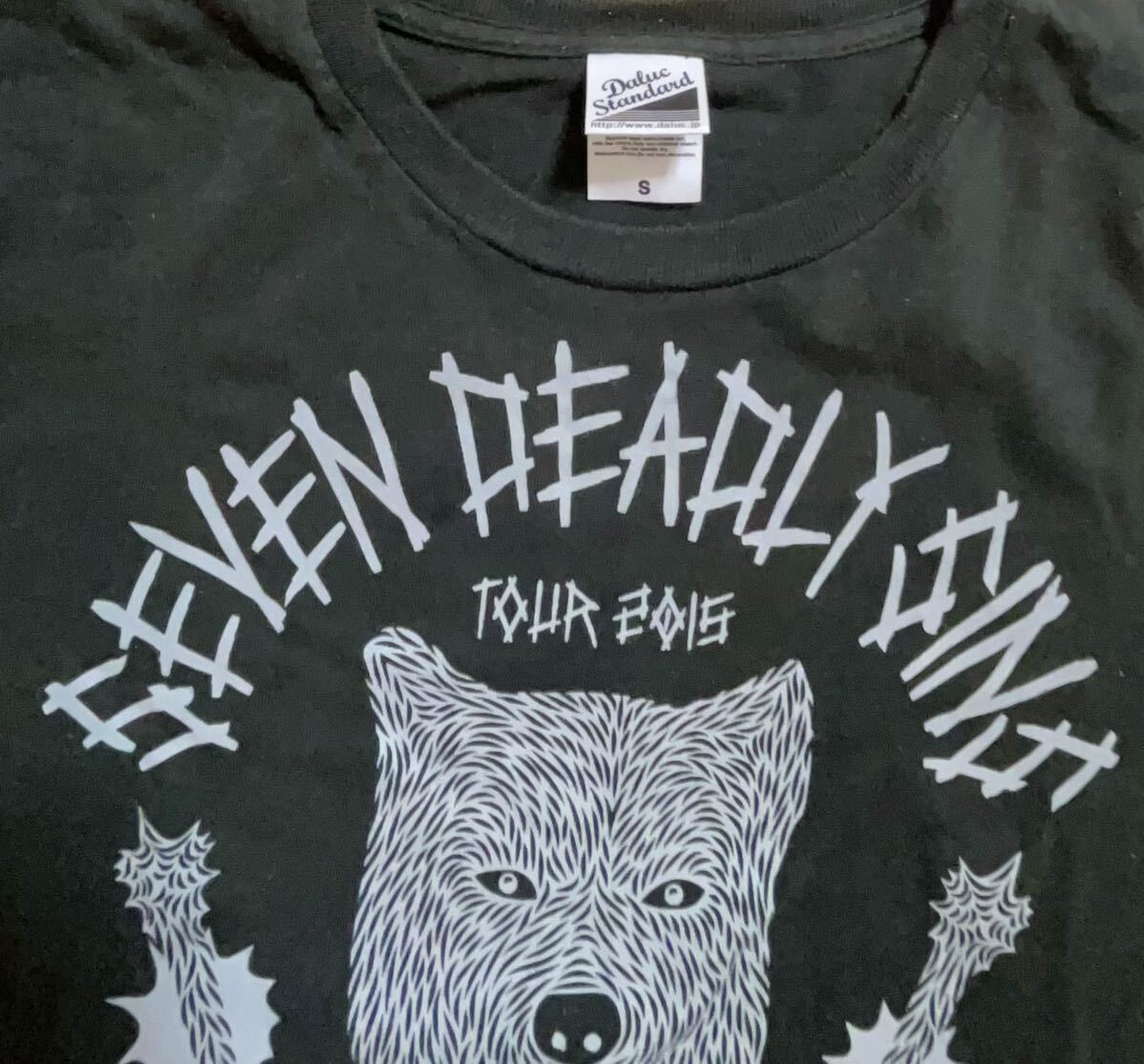 MAN WITH A MISSION TOUR 2015 Tシャツ S BLK ７つの対バン