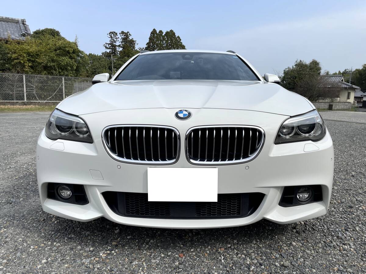 美車！H27BMW5シリーズ 523dツーリングMスポーツディーゼルターボ SR/革シート/ナビTV/安全装備充実/予備検付の画像1