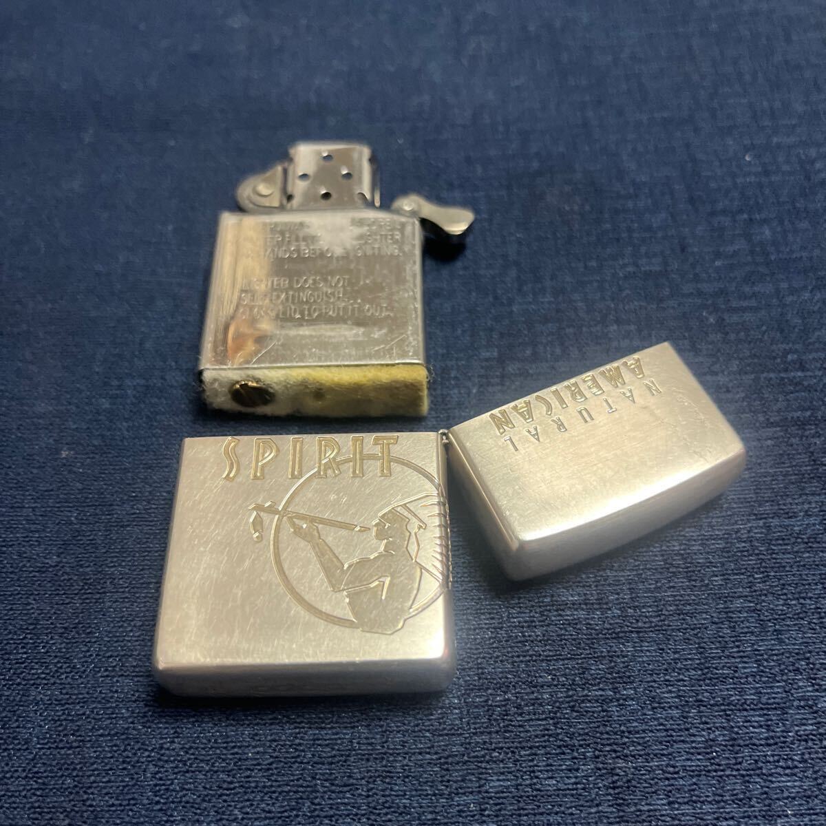 1円スタートzippo'20ジッポ ーAmericanSPIRITアメリカンスピリッツひまわり向日葵 USED_画像6