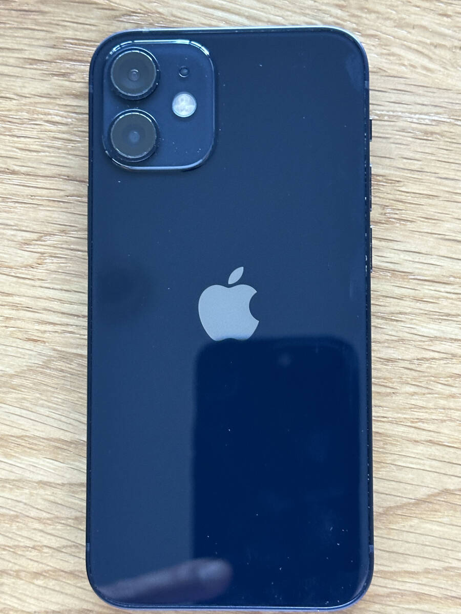 【美品】Apple iPhone 12mini 128GB ブラック 端末本体 _画像4