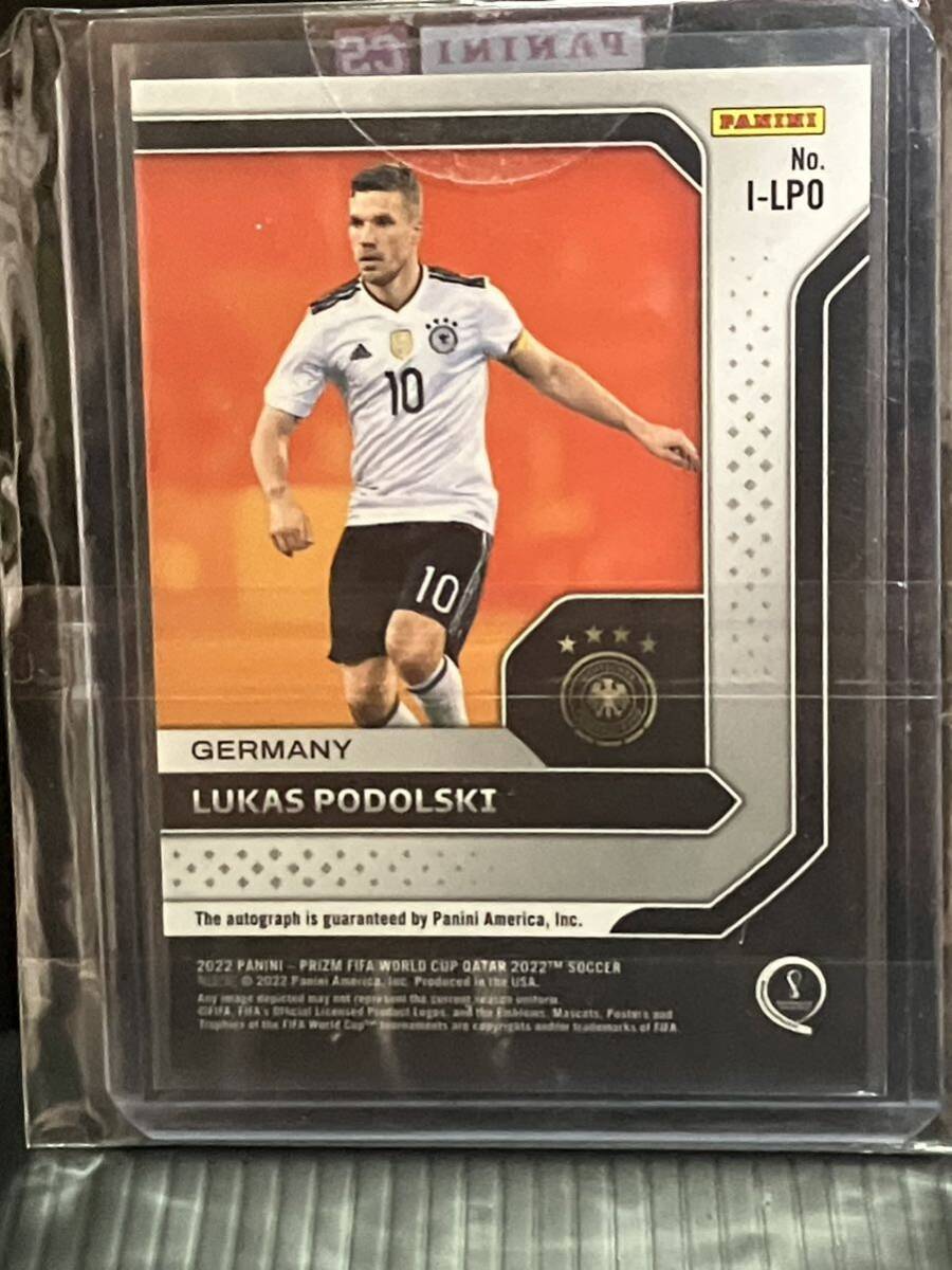 【直筆サインカード】ポドルスキ LUKAS PODORSKI Prizm Worldcup Panini Auto 【送料無料】の画像3