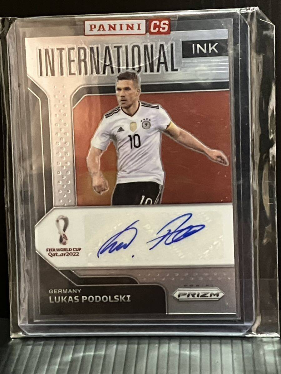 【直筆サインカード】ポドルスキ LUKAS PODORSKI Prizm Worldcup Panini Auto 【送料無料】の画像2