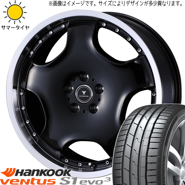 リーフ 215/40R18 ハンコック K127 アセット D1 18インチ 8.0J +42 5H114.3P サマータイヤ ホイール 4本SET_画像1