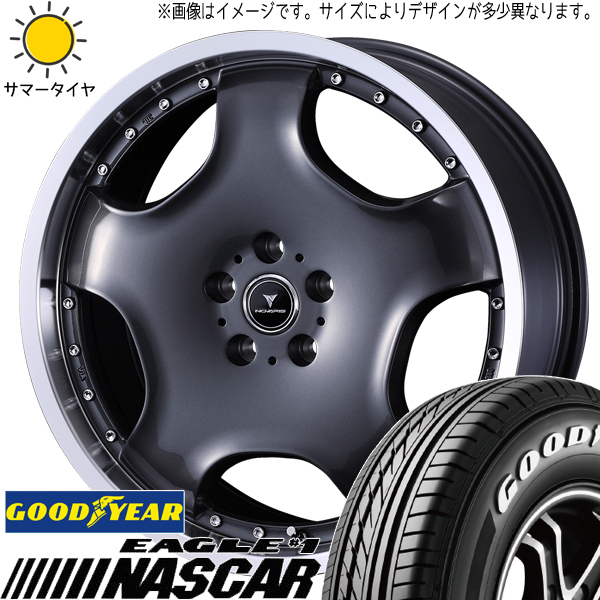 ハイエース 215/65R16 109/107 グッドイヤー ナスカー アセット D1 16インチ 6.5J +38 6H139.7P サマータイヤ ホイール 4本SET_画像1