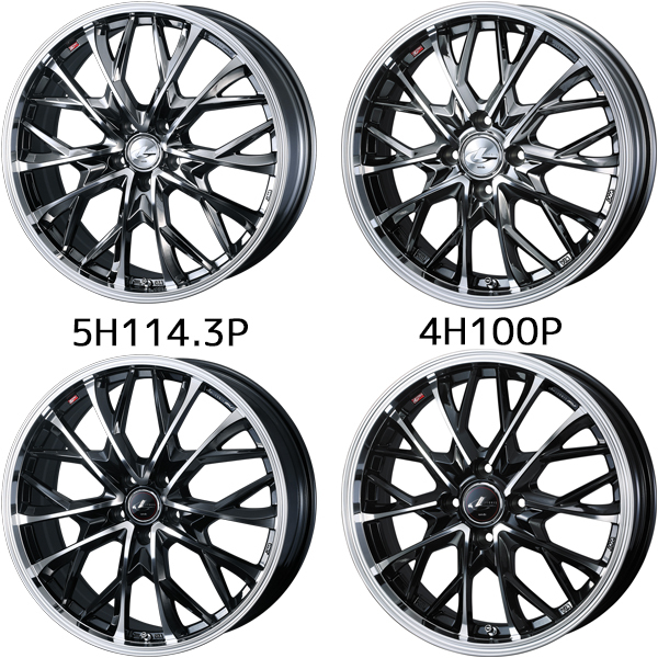 アクア 205/55R16 ミシュラン E・プライマシー レオニス MV 16インチ 6.0J +42 4H100P サマータイヤ ホイール 4本SET_画像2