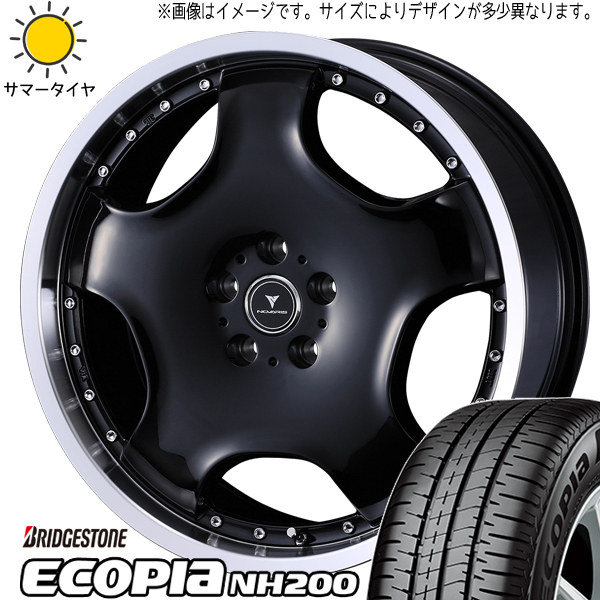 スズキ イグニス 175/60R16 ブリヂストン エコピア NH200C アセット D1 16インチ 5.0J +45 4H100P サマータイヤ ホイール 4本SET_画像1