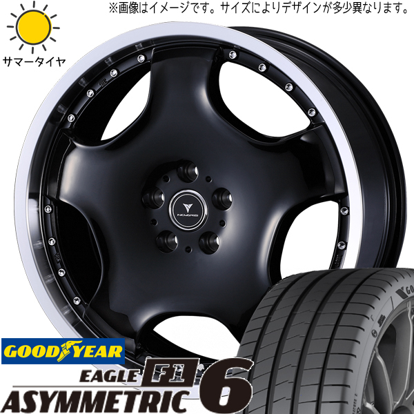 シルビア シビック 225/40R18 グッドイヤー アシンメトリック6 アセット D1 18インチ 7.0J +40 5H114.3P サマータイヤ ホイール 4本SET_画像1