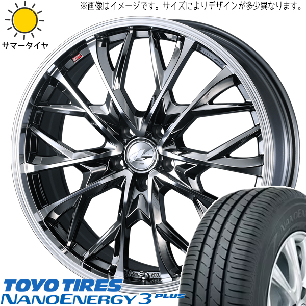 カムリ クラウン ジオ 215/60R16 トーヨータイヤ ナノエナジー3 レオニス MV 16インチ 6.5J +40 5H114.3P サマータイヤ ホイール 4本SET_画像1