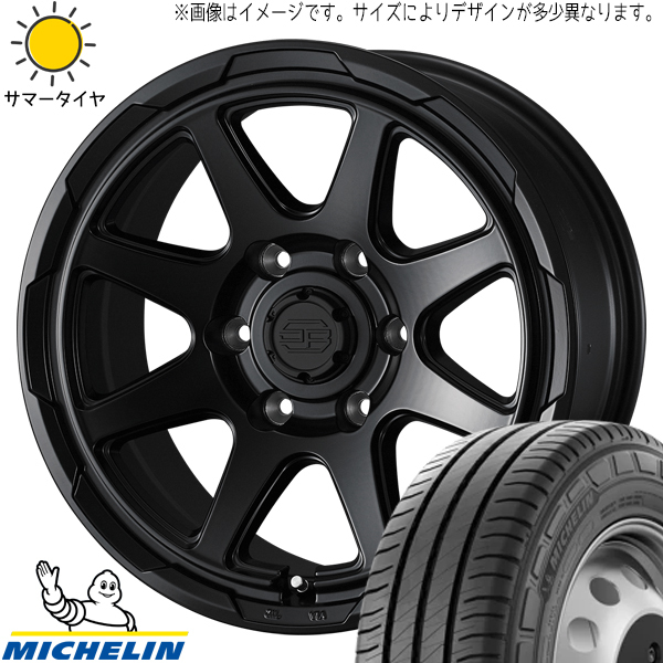 スズキ ジムニーシエラ 215/70R15 ミシュラン アジリス3 スタットベルク 15インチ 6.0J ±0 5H139.7P サマータイヤ ホイール 4本SET_画像1