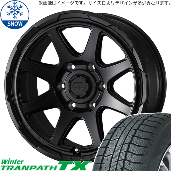 ハイエース 215/70R16 トーヨータイヤ トランパス TX スタットベルク 16インチ 6.5J +38 6H139.7P スタッドレスタイヤ ホイール 4本SET_画像1