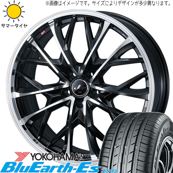 CH-R ZR-V CX-30 215/60R17 ヨコハマタイヤ ブルーアース Es ES32 レオニス MV 17インチ 7.0J +47 5H114.3P サマータイヤ ホイール 4本SET_画像1