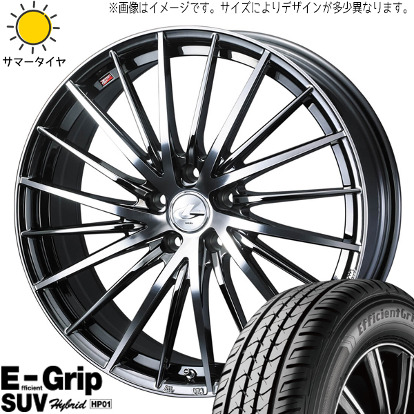 デリカ アウトランダー 225/70R16 グッドイヤー HP01 レオニス FR 16インチ 6.5J +40 5H114.3P サマータイヤ ホイール 4本SET_画像1