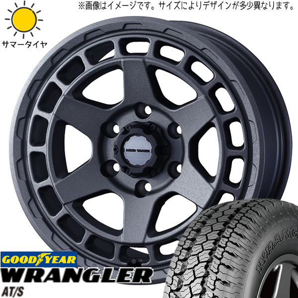 スズキ ジムニー 215/70R16 グッドイヤー ラングラー A/T-S マッドヴァンスX 16インチ 5.5J +22 5H139.7P サマータイヤ ホイール 4本SET_画像1