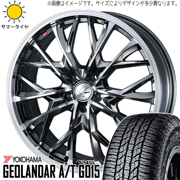 アルファード 215/65R16 ヨコハマタイヤ ジオランダー A/T G015 レオニス MV 16インチ 6.5J +40 5H114.3P サマータイヤ ホイール 4本SET_画像1