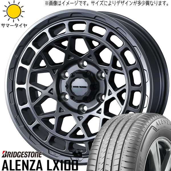 FJクルーザー プラド Hilux 265/70R17 BS アレンザ LX100 マッドヴァンスX 17インチ 8.0J +20 6H139.7P サマータイヤ ホイール 4本SET_画像1