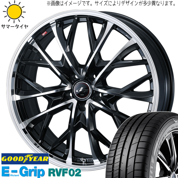 セレナ 195/60R16 グッドイヤー RVF02 レオニス MV 16インチ 6.5J +47 5H114.3P サマータイヤ ホイール 4本SET_画像1