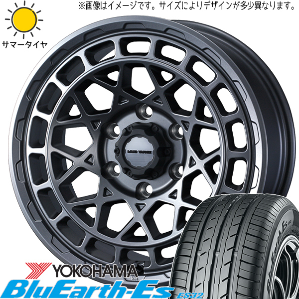 オーリス 225/45R17 ヨコハマタイヤ ブルーアース Es ES32 マッドヴァンスX 17インチ 7.0J +38 5H114.3P サマータイヤ ホイール 4本SET_画像1