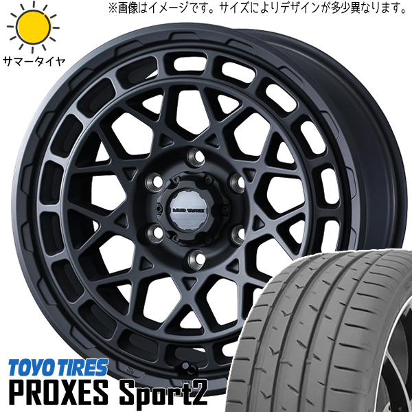 シルビア 225/40R18 トーヨータイヤ プロクセススポーツ2 マッドヴァンスX 18インチ 7.5J +35 5H114.3P サマータイヤ ホイール 4本SET_画像1