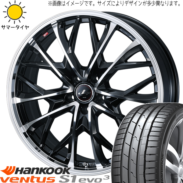 ホンダ ジェイド 235/35R19 ハンコック K127 レオニス MV 19インチ 8.0J +45 5H114.3P サマータイヤ ホイール 4本SET_画像1