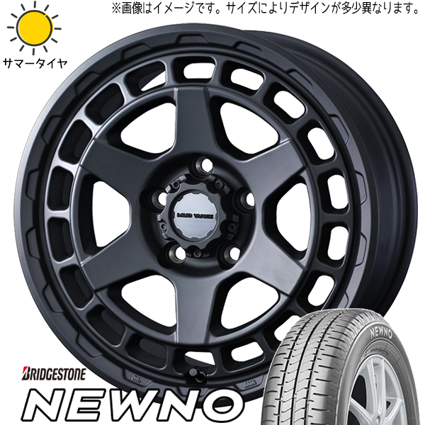 アルファード アテンザ 225/55R17 ブリヂストン ニューノ マッドヴァンスX 17インチ 7.0J +38 5H114.3P サマータイヤ ホイール 4本SET_画像1