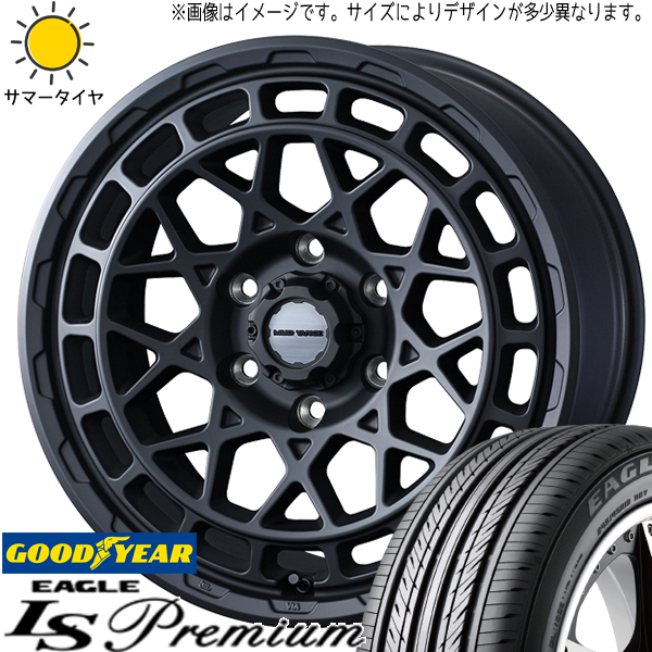 シルビア 225/40R18 グッドイヤー イーグル プレミアム マッドヴァンスX 18インチ 7.5J +35 5H114.3P サマータイヤ ホイール 4本SET_画像1