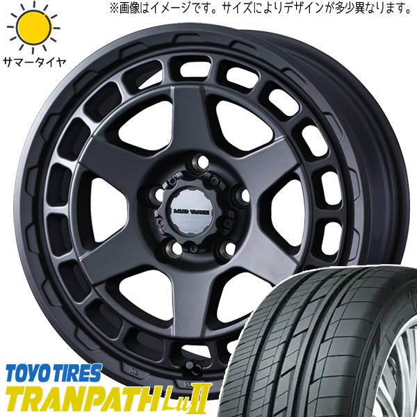 アルファード 225/60R17 トーヨータイヤ トランパス Lu2 マッドヴァンスX 17インチ 7.0J +38 5H114.3P サマータイヤ ホイール 4本SET_画像1