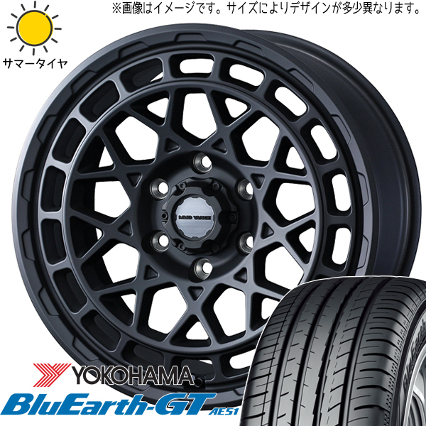 プリウスα アベニール 215/45R18 Y/H ブルーアースGT AE51 マッドヴァンスX 18インチ 7.5J +35 5H114.3P サマータイヤ ホイール 4本SET_画像1