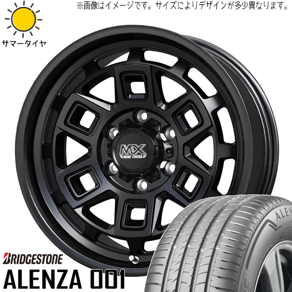 ハイエース 215/65R16 ブリヂストン アレンザ001 マッドクロス 16インチ 6.5J +38 6H139.7P サマータイヤ ホイール 4本SET_画像1