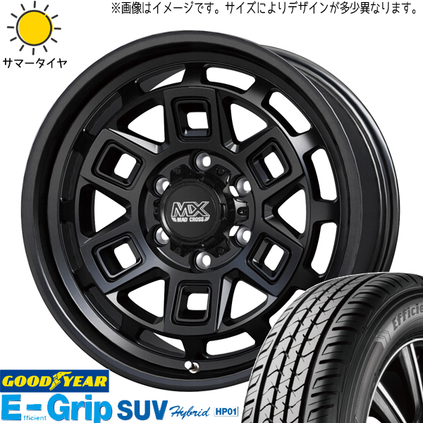 ハイエース 215/65R16 グッドイヤー HP01 マッドクロス 16インチ 6.5J +38 6H139.7P サマータイヤ ホイール 4本SET_画像1