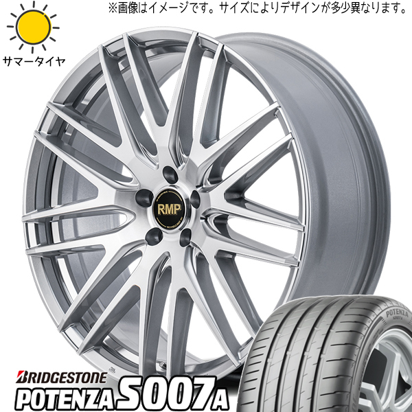 アルファード 245/40R19 ブリヂストン ポテンザ S007A MID RMP 029F 19インチ 8.0J +43 5H114.3P サマータイヤ ホイール 4本SET_画像1