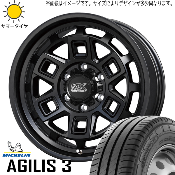 エクストレイル 215/65R16 ミシュラン アジリス3 マッドクロス 16インチ 7.0J +38 5H114.3P サマータイヤ ホイール 4本SET_画像1