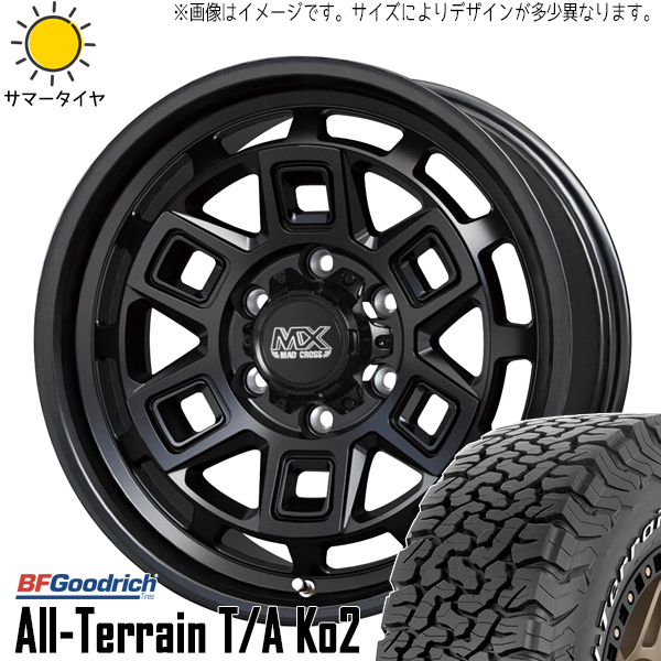 スズキ ジムニー 215/70R16 BFグッドリッチ オールテレーン KO2 マッドクロス 16インチ 5.5J +20 5H139.7P サマータイヤ ホイール 4本SET_画像1