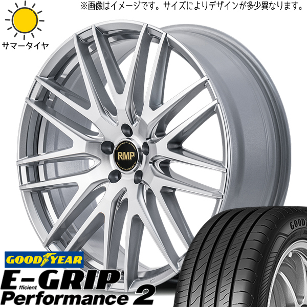 60系 プリウス 215/50R18 グッドイヤー パフォーマンス2 MID RMP 029F 18インチ 8.0J +42 5H114.3P サマータイヤ ホイール 4本SET_画像1