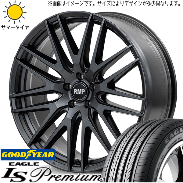 86 プリウス BRZ 225/40R18 グッドイヤー イーグル プレミアム MID RMP 029F 18インチ 7.0J +48 5H100P サマータイヤ ホイール 4本SET_画像1