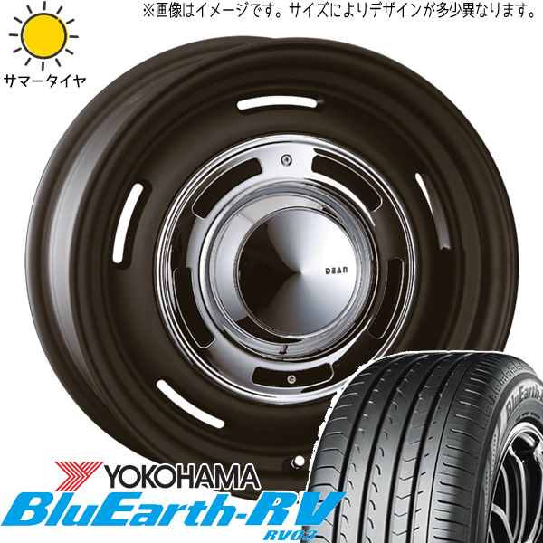 カムリ クラウン ジオ 215/60R16 Y/H ブルーアース RV RV03 クロスカントリー 16インチ 6.5J +38 5H114.3P サマータイヤ ホイール 4本SET_画像1