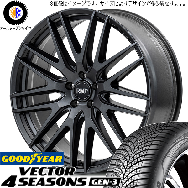 アウトランダー デリカ 225/55R18 GY ベクター GEN3 MID RMP 029F 18インチ 7.0J +38 5H114.3P オールシーズンタイヤ ホイール 4本SET_画像1